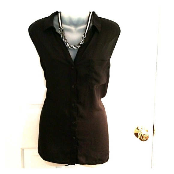 The Limited Tops - THE LIMITED ASHTON Sleeveless Black Top XXL °Rare°